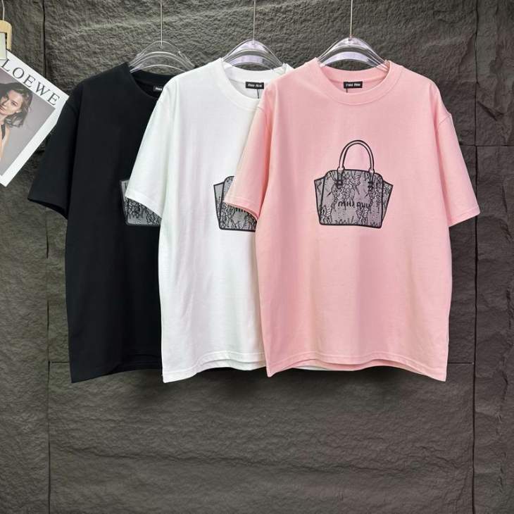 Picture of Miu Miu T Shirts Short _SKUMiuMiuS-XL7ctr266226